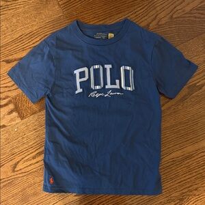 Polo by Ralph Lauren Kids Navy Tee size small (8)
